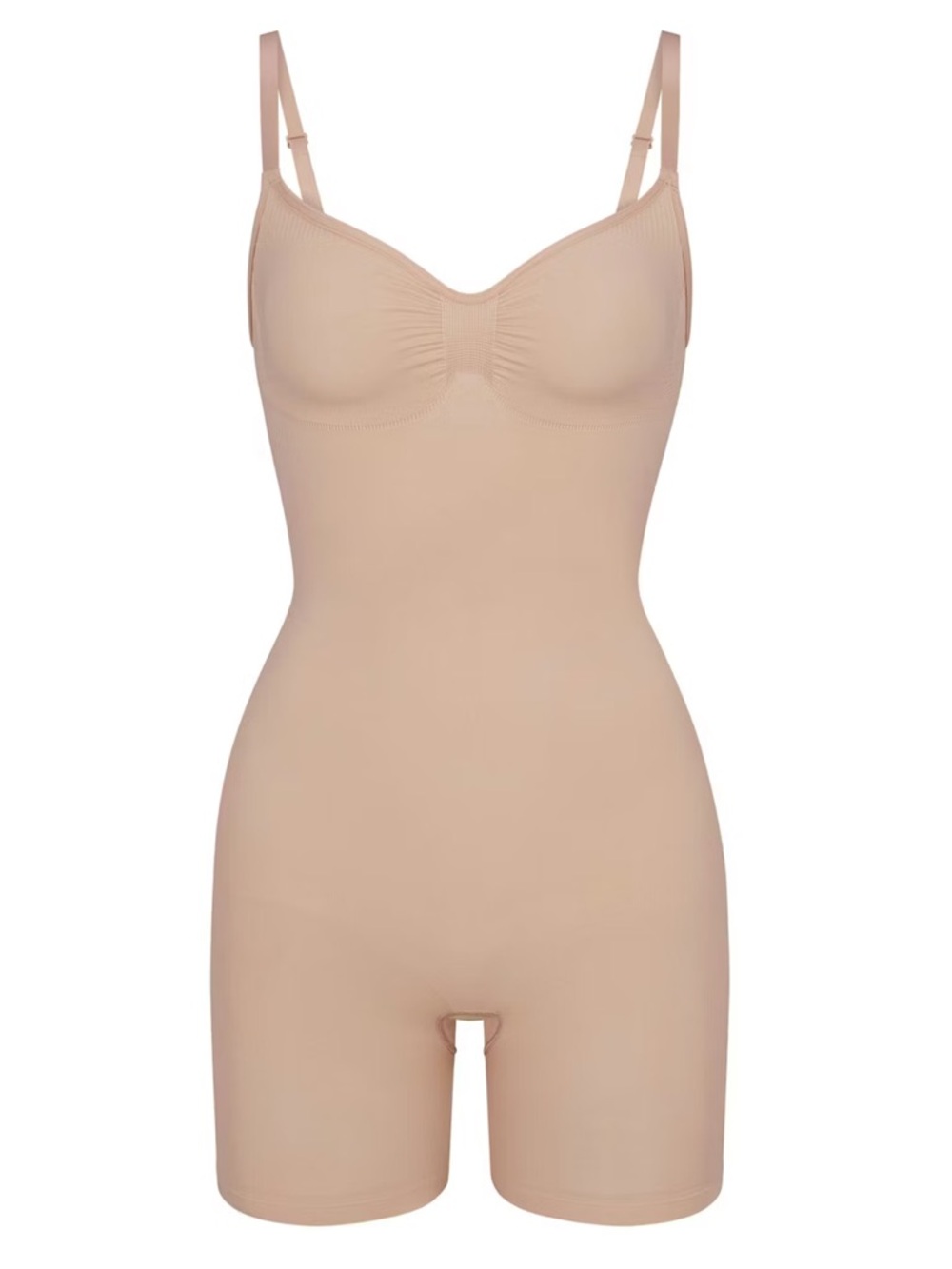 SKIMS Beige Sculpting Short Bodysuit - Picture 4 of 6